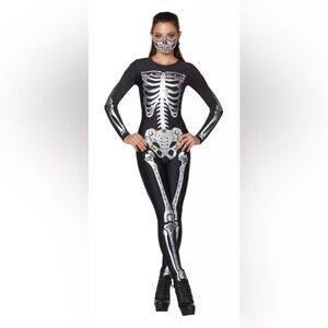 Adult Skeleton One Piece Catsuit